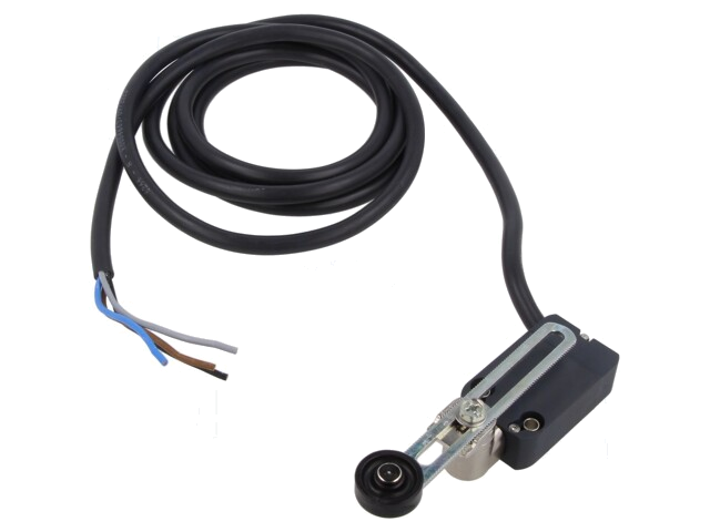 Eindschakelaar; NO + NC; 10A; max.250VAC; max.250VDC; kabel 2 m Eindschakelaar; NO + NC; 10A; max.250VAC; max.250VDC; kabel 2 m